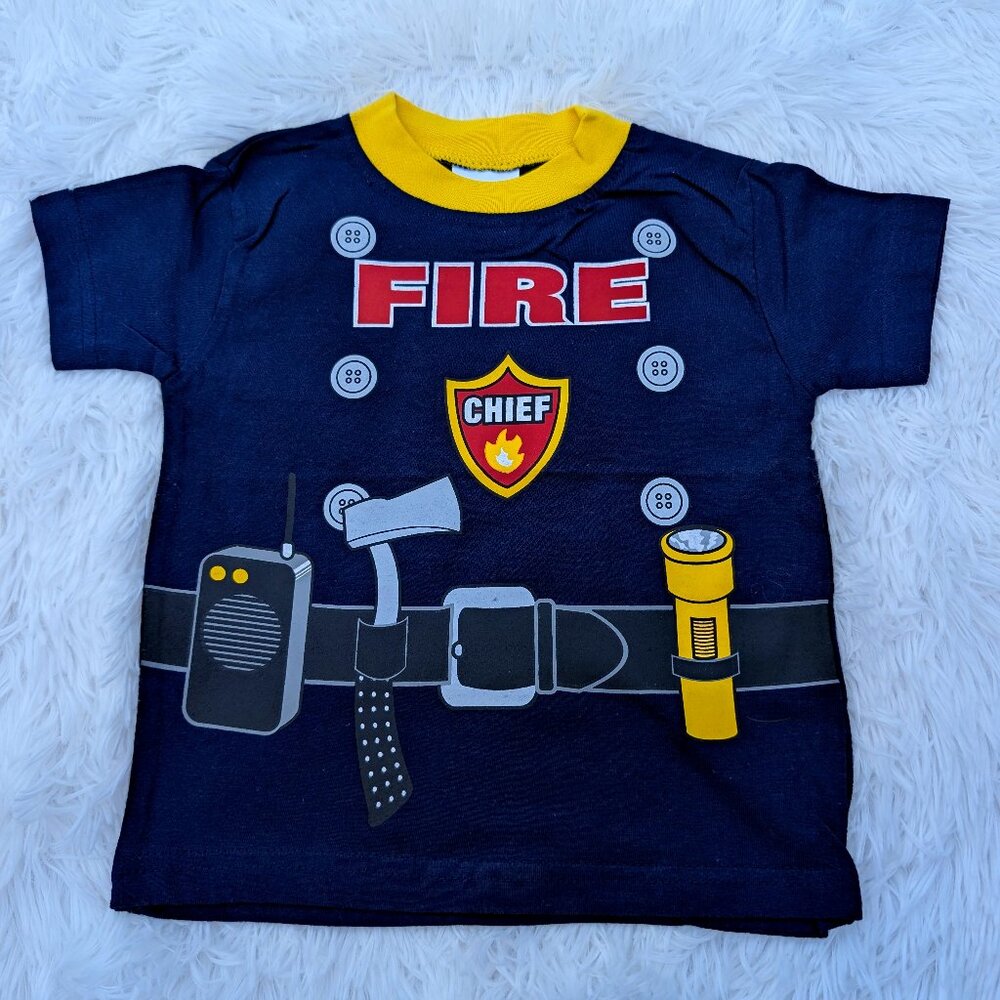 Fire Chief Adventure Tee – Bold & Brave Design for Kids